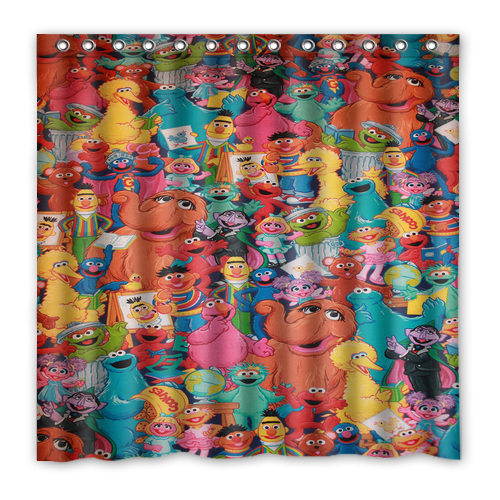 Hot!!! The Muppets Show Custom Waterproof Polyester Shower Curtain 4 Size Item image 10