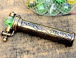 Antique Brass Kaleidoscope with Classic Eye Marble Best Gift-
show origi... - £24.59 GBP