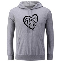 Dog Mom Heart Design Print Sweatshirt Unisex Hoodies Graphic Hoody Hooded Tops - £20.96 GBP