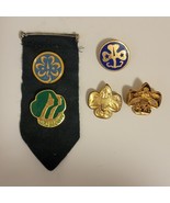Vintage Lot of 5 Girl Scout of America Pins - $392.69 MXN