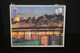 Rainbow Works Luzern Switzerland 1000 piece Jigsaw Puzzle Pickwick Pub River  - £15.42 GBP