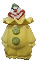 Metlox Circus Clown Yellow California Pottery Vintage Retro Cookie Jar 076B - £55.93 GBP