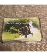 Amish Country Playing Cards With Scenic Horse &amp; Buggy Design Plastic Case - $10.94 CAD