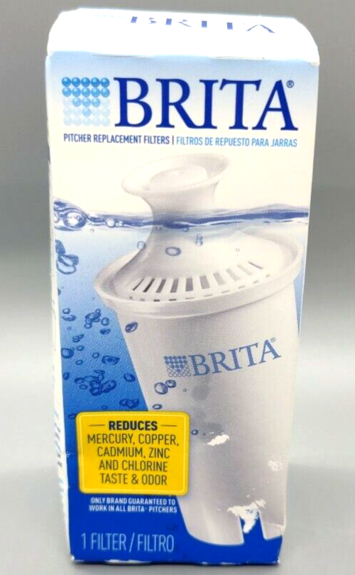BRITA 35501 / OB03 STANDARD REPLACEMENT FILTER ~ 1 FILTER WHITE  **NEW** - $6.99