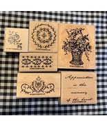 Stampin Up Memory Of The Heart Rubber Stamp Set - $8.87