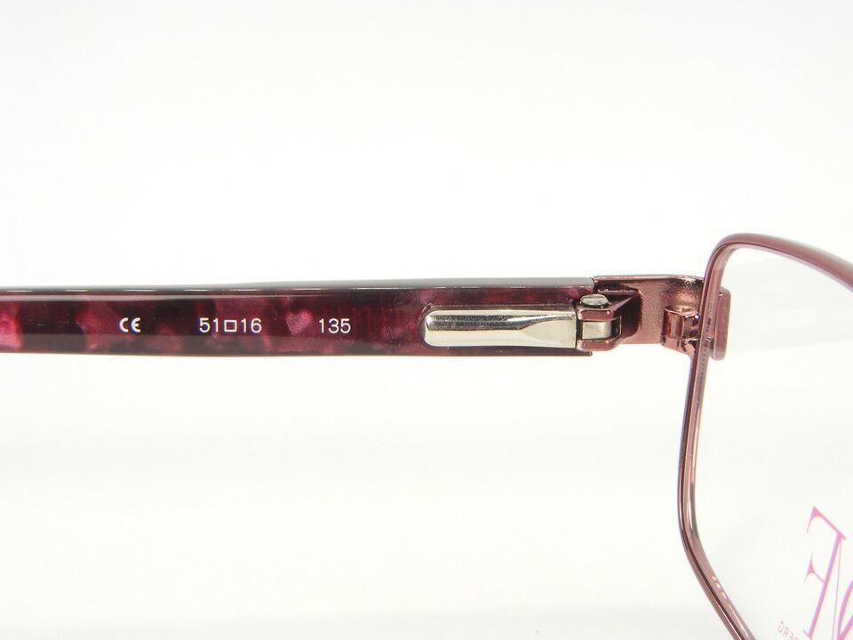 NEW Diane von Furstenberg DVF 8003 641 BURGUNDY EYEGLASSES METAL FRAME 51-16-135 Item image 12