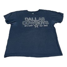 Dallas Cowboys NFC EAST Dark Navy Blue Graphic Crew Neck T Shirt Size M NFL Fan - £16.97 GBP
