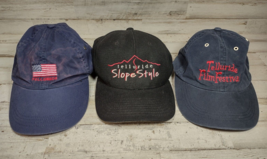 Lot of 3 Telluride Colorado Embroidered Baseball Hats Caps Ski One Size - £14.57 GBP