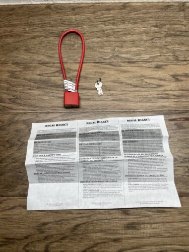 Regal R15SC1 Red 30mm Cable Gun Lock Handgun Pistol Revolver Shotgun Rif... - $7.91
