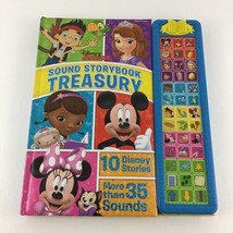 Disney Junior Play A Sound Hardcover Book Sound Storybook Treasury Sofia Minnie - £19.42 GBP