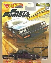 2020 Hot Wheels Fast Furious 3/5 Motor City Muscle &#39;87 Buick Grand National Gnx - £15.33 GBP