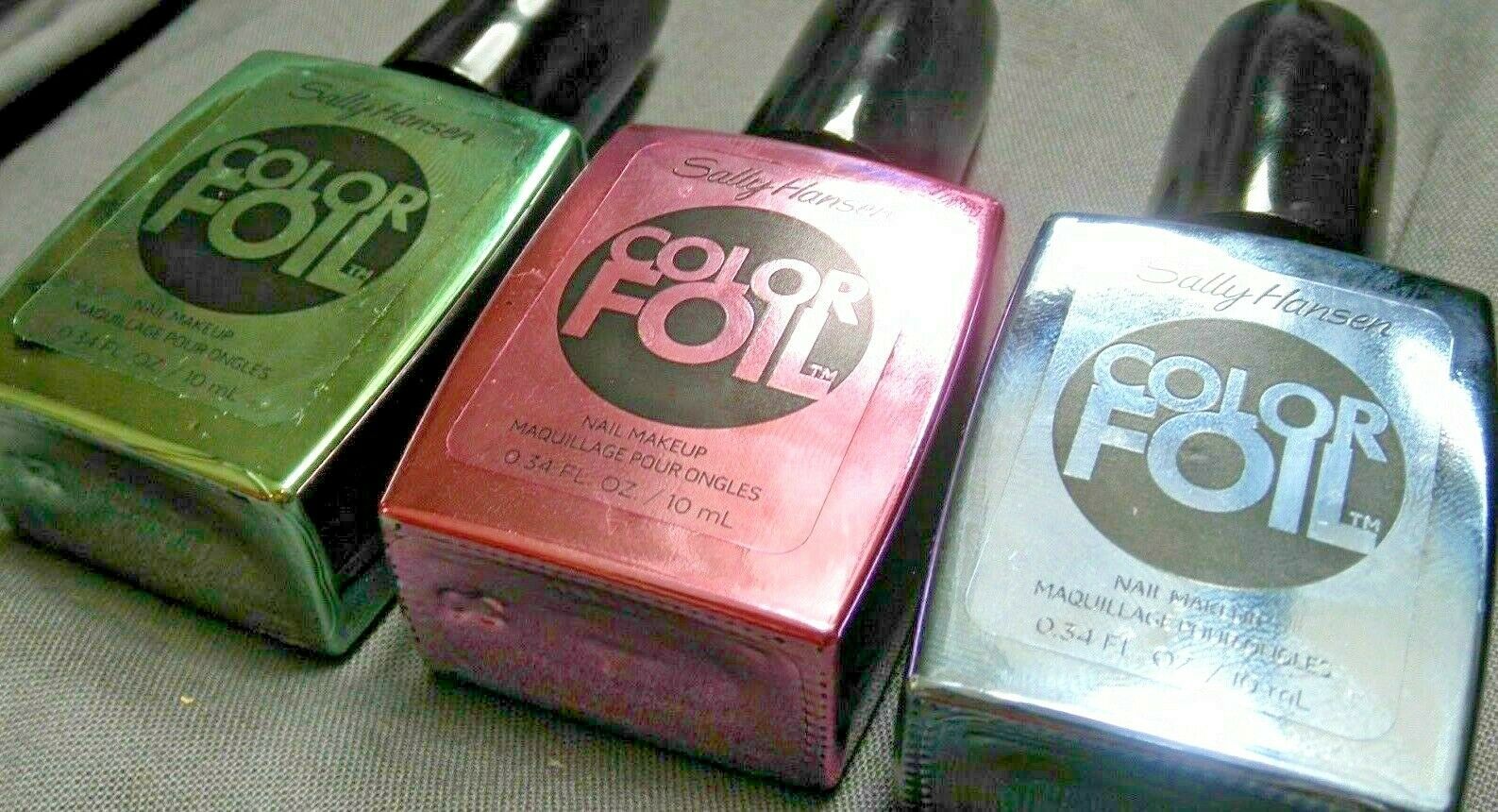 BUY 2 GET 1 FREE (Add 3) Sally Hansen Color Foil Nail Polish (YOU CHOOSE COLOR)