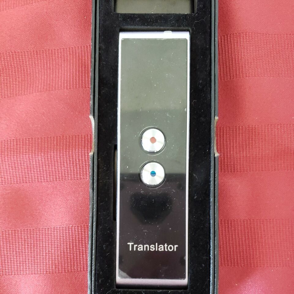 Translator Device Smart Voice  Bluetooth Support 44 Languages (Black) New - $27.56