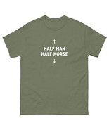 Half Man Half Horse T-Shirt – Funny Mythical Centaur Tee for Fantasy Lovers - €17,25 EUR+