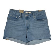 Levis Womens Mid Length Light Blue Denim Shorts Size 12 W 31 NWT - $14.84