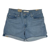 Levis Womens Mid Length Light Blue Denim Shorts Size 12 W 31 NWT - £11.72 GBP