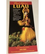 Vintage Royal Lahaina Luau Travel Brochure Hawaii  BR11 - £7.77 GBP