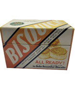 Bisquick Recipe Tin Box Betty Crocker Loaded Full Card Advertising Metal... - £26.85 GBP