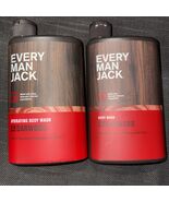 2x Every Man Jack Cedarwood Mens Body Wash for All Skin Types - 13.5oz 2... - $17.82