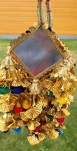 Indian Punjabi Parandi Mehndi Jaago Mirror Bridal Patiala Paranda Hair B... - $47.49