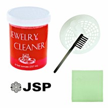 JSP Gold Silver Jewelry Cleaner Solution Diamond Gem Dip Liquid Basket B... - £7.66 GBP