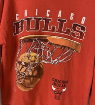 Vintage Chicago Bulls Sweatshirt Crewneck Team Logo NBA Medium USA 80s 90s - £39.32 GBP
