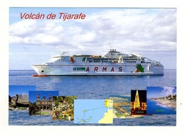 A F/B Volcan De Tijarafe Postcard Naviera Armas Ferries  - £7.78 GBP