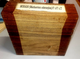 ONE  KILN DRIED MARADO BOWL BLANK LATHE TURNING BLOCK LUMBER 6&quot; X 6&quot; X 2&quot; - $29.65