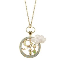 Disney Store Japan Tinker Bell Fairy &amp; Peter Pan Necklace - £63.94 GBP