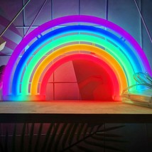 Colorful Colorful Rainbow Neon Lights Bedroom Pendant Lighting Decoration Lights - £19.97 GBP