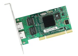 Intel 82546 Dual Port Gigabit Pci 32Bit Network Server Adapter Lan Card - £51.26 GBP