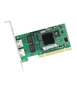 Intel 82546 Dual Port Gigabit Pci 32Bit Network Server Adapter Lan Card - £51.26 GBP