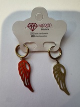 Margo women earrings -stainless steel -WINGS - $20.00