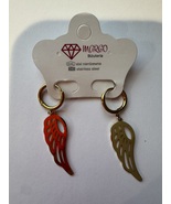 Margo women earrings -stainless steel -WINGS - $20.00