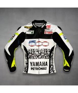 YAMAHA PETRONAS VALENTINO ROSSI YAMAHA MOTORCYCLE - MOTORBIKE LEATHER JA... - $148.00