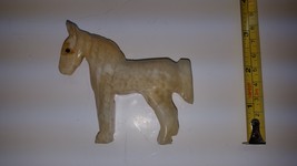 1970s Onyx Miniature Horse Figurine - £3.91 GBP
