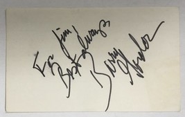 Barry Gordon Signed Autographed Vintage 3x5 Index Card - $15.00