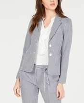 Nwt Nine West Navy White Career Cotton Jacket Blazer Size 16 $119 - £47.99 GBP