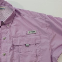 Columbia Sportswear Omni-Shade FM7047 Men's Button-Down Collar Lavender Shirt M image 4