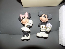 Lenox Disney Mickey and Minnie Mouse Porcelain Salt and Pepper Shakers NEW - £53.69 GBP