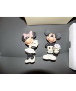 Lenox Disney Mickey and Minnie Mouse Porcelain Salt and Pepper Shakers NEW - £51.90 GBP