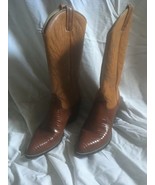 Dan Post Women&#39;s Genuine Leather and Lizard Cowboy Boots Size 6.5 Lightl... - $2,338.11 MXN