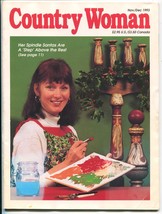 Country Woman Magazine Nov/Dec 1993 Her Spindle Santas Vintage Christmas - £7.58 GBP