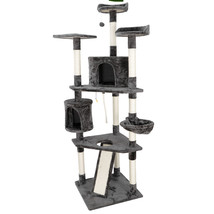 79" Cat Tree Condo Tower Play House With Perches Cat Pet Activity Furniture - £113.50 GBP
