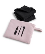 MSRP $40 Charter Club Make Up Bag Brush 2 Towel Gift Set Pink NWOT - $293.34 MXN
