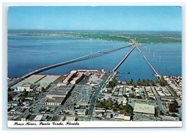 Peace River Punta Gorda FL Aerial Postcard - $7.00