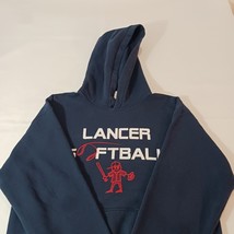 Gildan Ultra Blend LANCER SOFTBALL Men's Blue Hoodie Pullover Sweatshirt Size M image 9