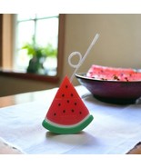 VICTORIA&#39;S SECRET PINK WATERMELON TUMBLER CURLY STRAW TO GO CUP 13.5OZ - €9,27 EUR
