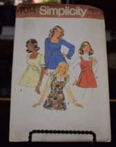 Simplicity 7014 Misses Maternity Tops Pattern - Size 14 & 16 Bust 36 & 38 - $10.88