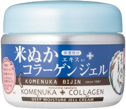 Komenuka Bijin Collagen Gel All-in-One 100g Japan Nihonsakari Rice Bran Extra... - $22.78